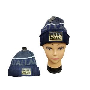 Dallas Winter Knit Ski Hat Beanie Cold Weather Snow Pom-Pom Cowboys Colors